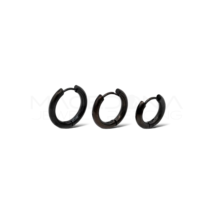 Piercing a Cerchio con Chiusura Clicker in acciaio chirurgico 316L