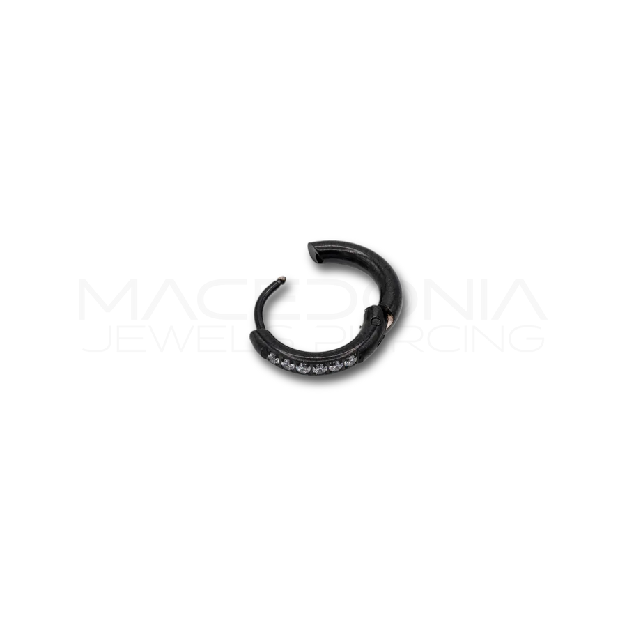 Cerchio con chiusura clicker in acciaio chirurgico 316L
