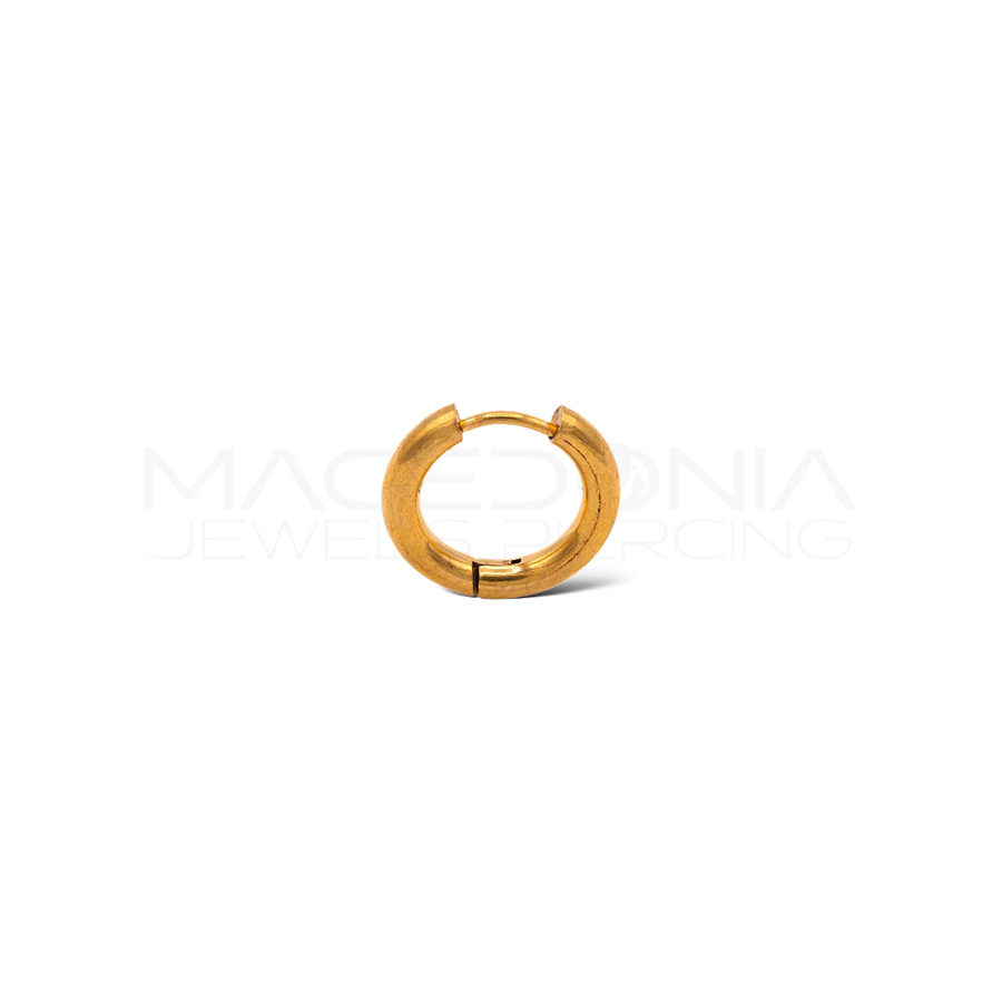 Piercing a Cerchio con Chiusura Clicker in acciaio chirurgico 316L