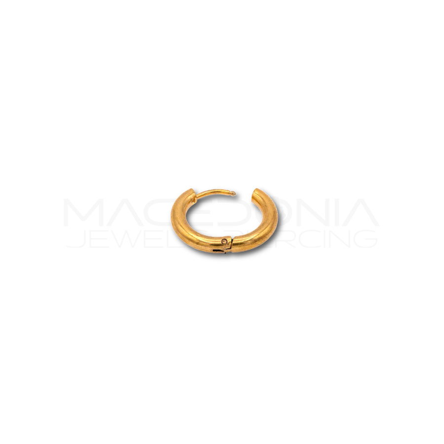 Piercing a Cerchio con Chiusura Clicker in acciaio chirurgico 316L