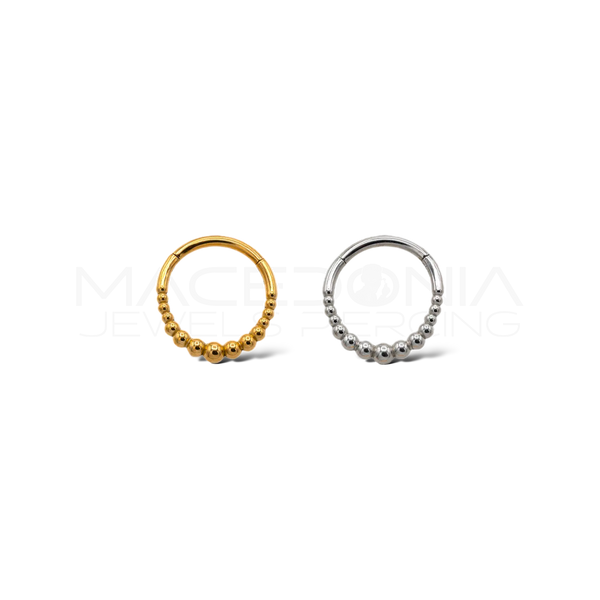 CERCHIO CON CORONA DI PALLINE