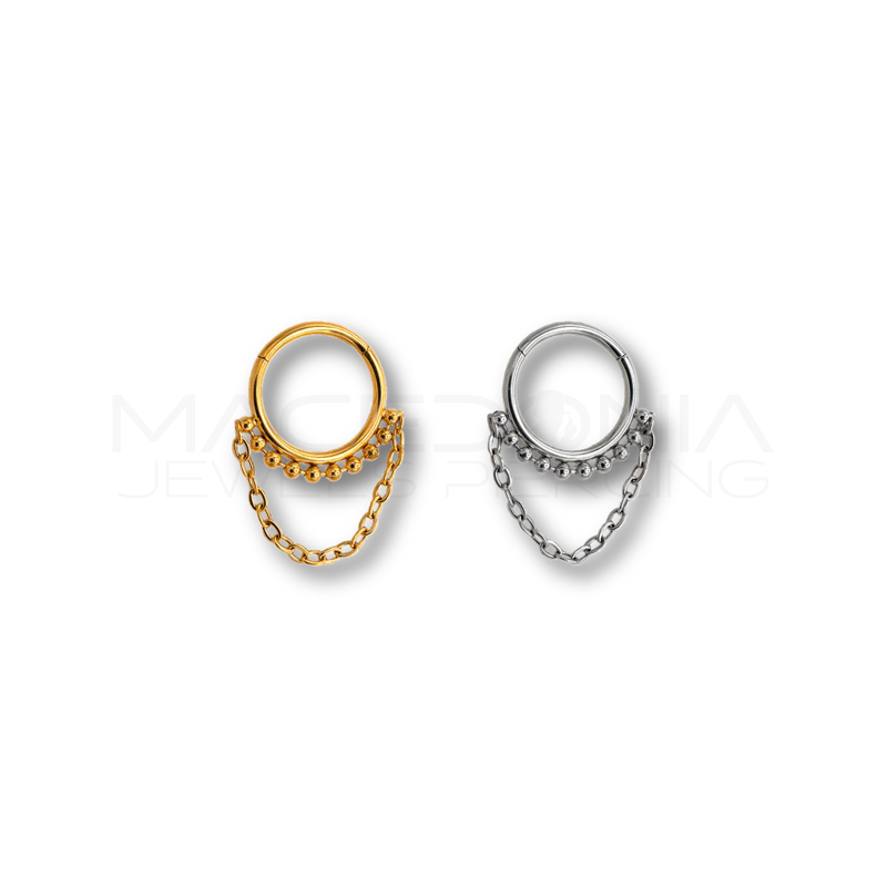 Cerchio in Acciaio Chirurgico 316L con Pendente