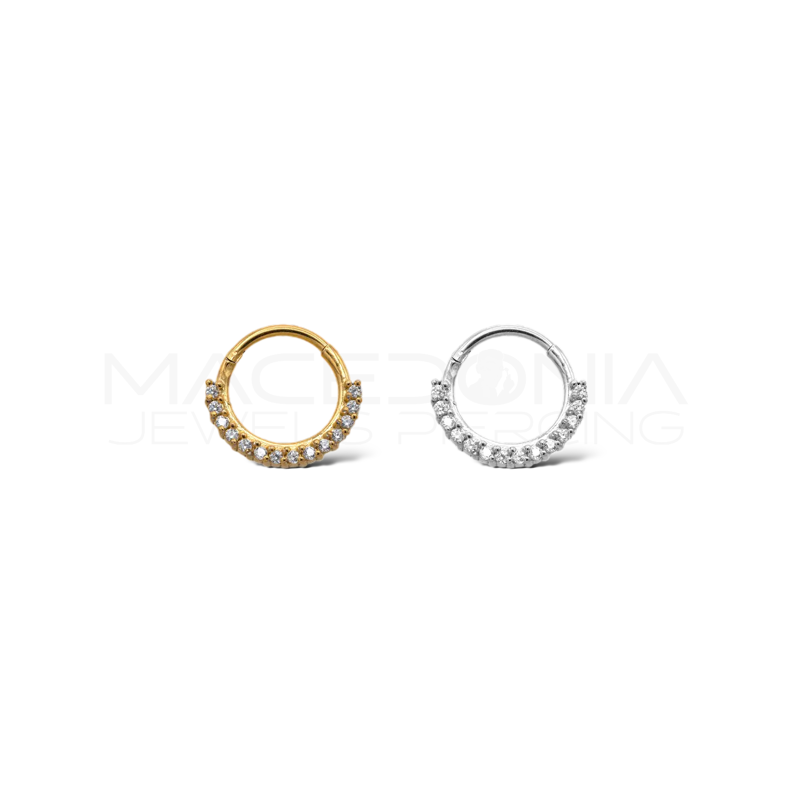 Set Di 12 Piercing Per Orecchio Kenivira – Orecchini In Acciaio Inossidabile Oro E Argento Per Cartilagine, Lobo E Helix, Anallergici