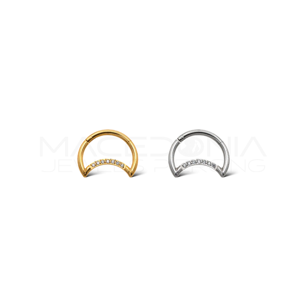 Cerchio mezza luna in Acciaio Chirurgico 316L