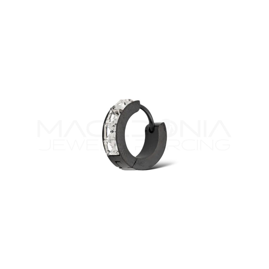 Piercing a Cerchio con Chiusura Clicker in Acciaio Chirurgico 316L
