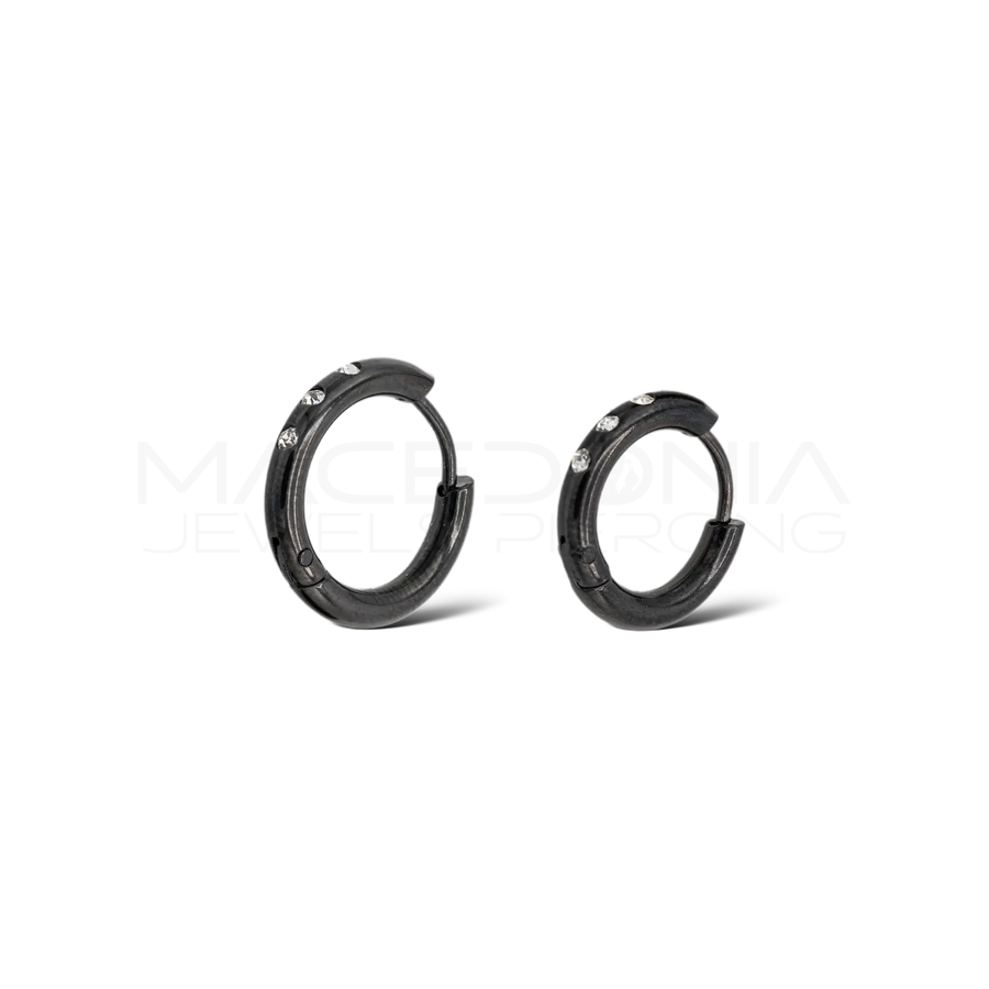 Piercing a Cerchio con Chiusura Clicker in acciaio chirurgico 316L