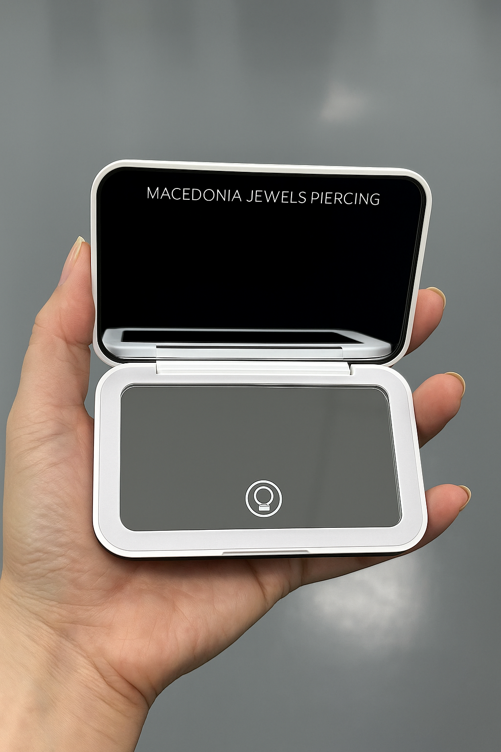 MJP | Specchio LED Tascabile con Luce Dimerabile – Design e Alta Luminosità