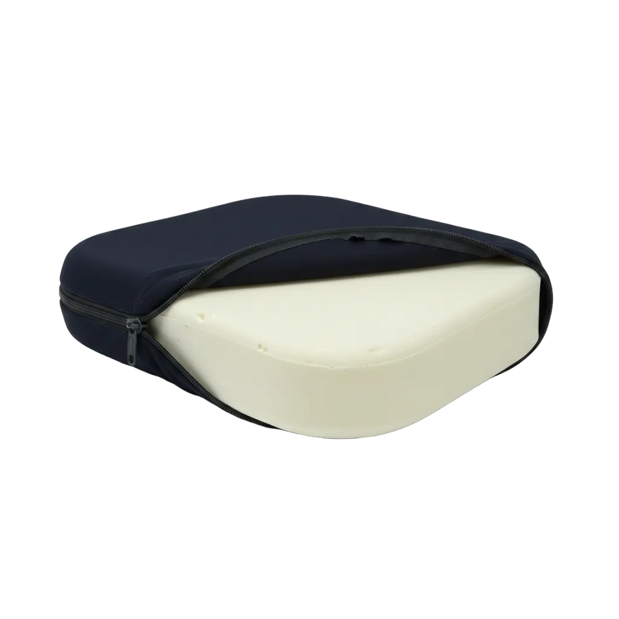 Cuscino memory foam MJP con foro per protezione piercing orecchio