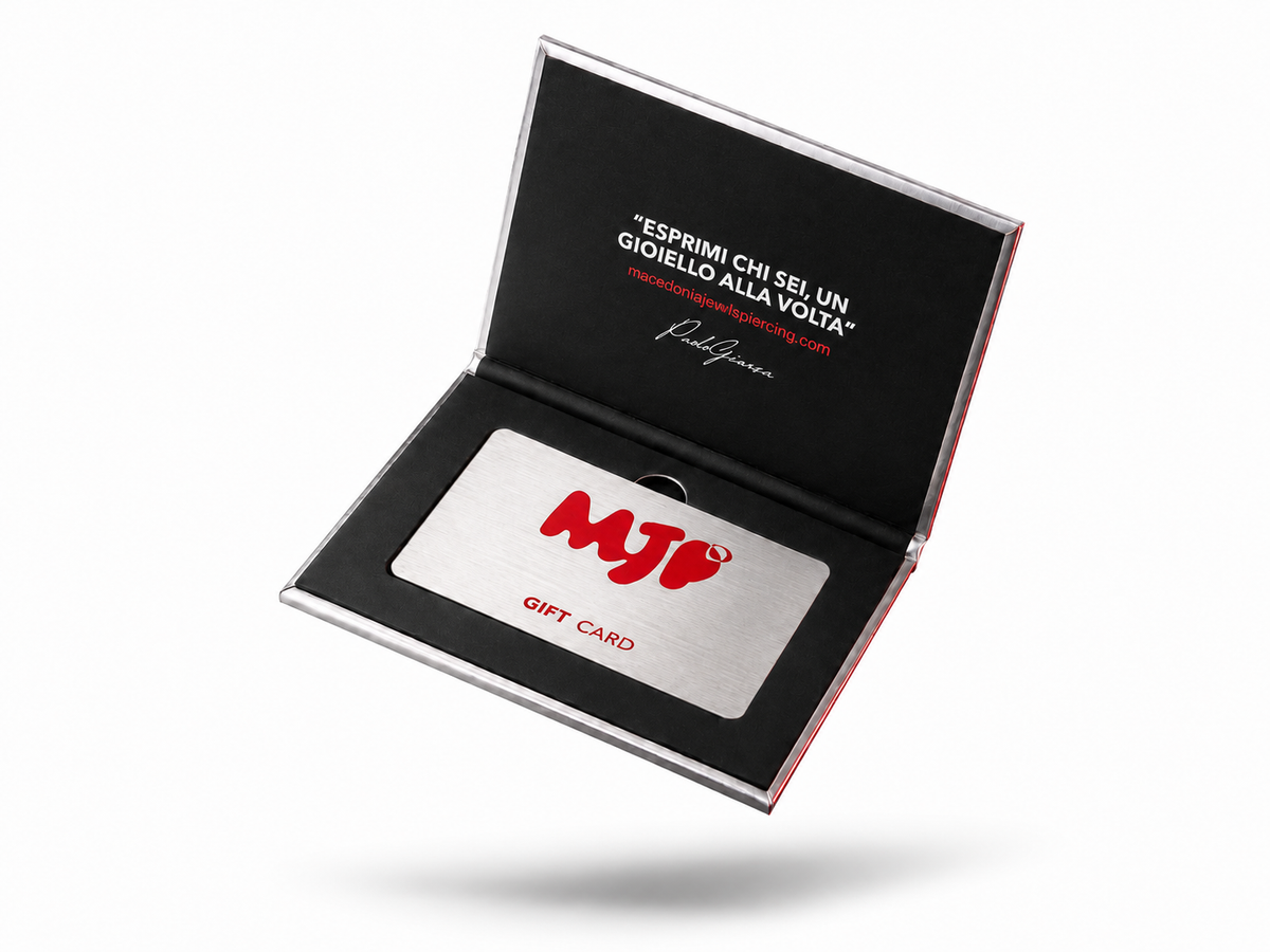 Gift Card Macedonia Jewels Piercing con cofanetto regalo | MJP