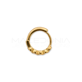 ORECCHINI IN ARGENTO CON CORONA DI ZIRCONI INCASTONATI
