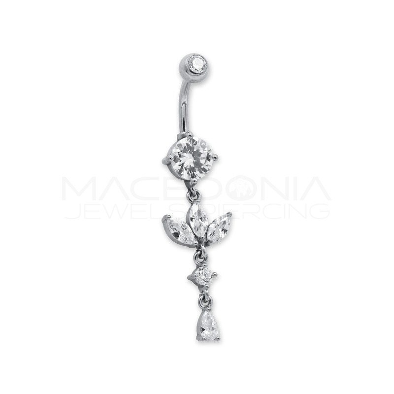 BANANA CON PENDENTE E ZIRCONI