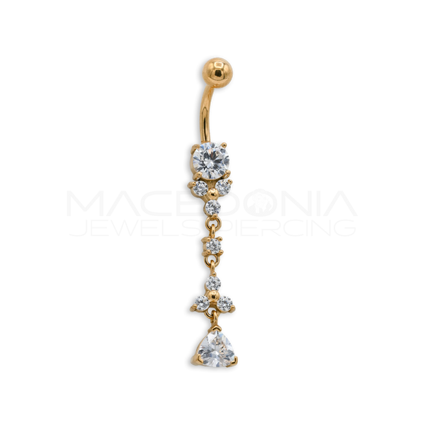 BANANA CON PENDENTE ZIRCONATO