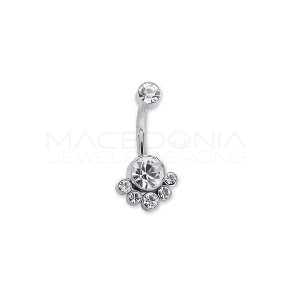 BANANA CON ZIRCONE E CORONCINA