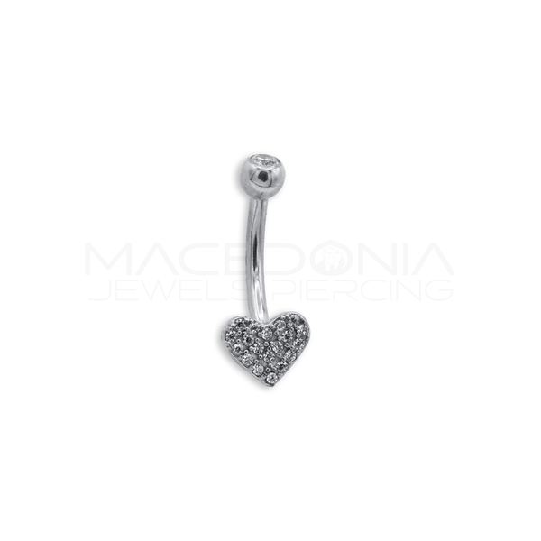 BANANA CON CUORE PIENO DI ZIRCONI