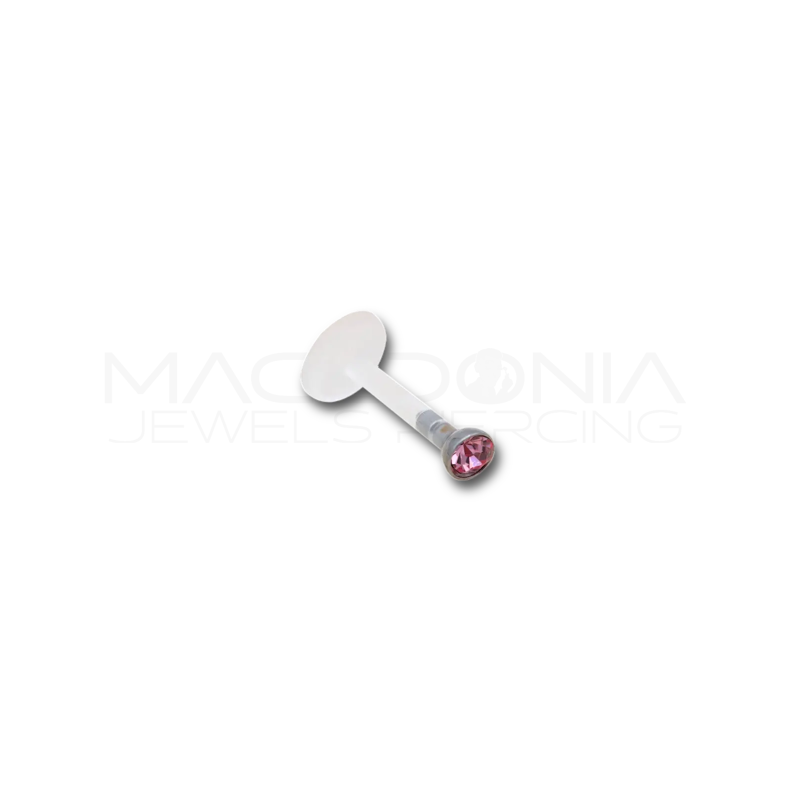 LABRET IN TEFLON CON BRILLANTINO
