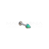 Piercing con Cono Opale in Acciaio Chirurgico 316L