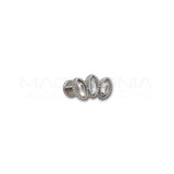 Piercing a Petali in Acciaio Chirurgico con Zirconi