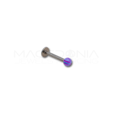 Piercing con Pallina a Righe 3mm in Acciaio Chirurgico 316L