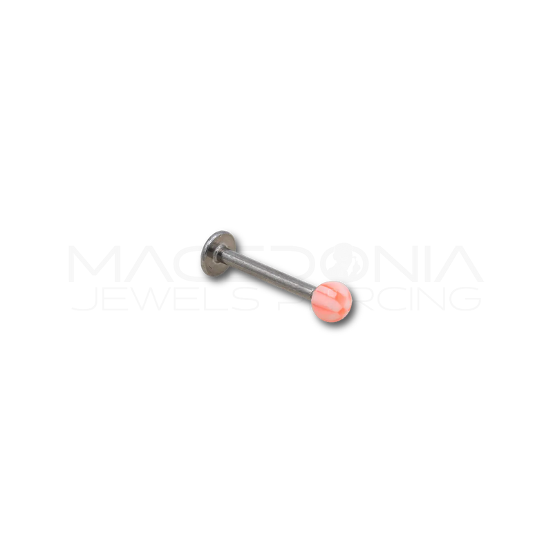 Labret con pallina a scacchi