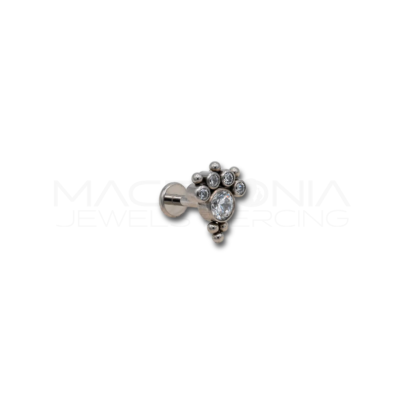 Piercing in Titanio G23 a Zampa con Palline