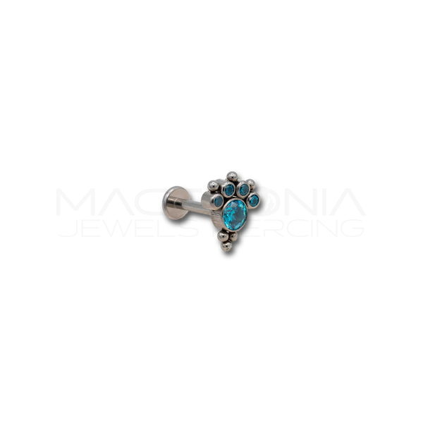 Piercing in Titanio G23 a Zampa con Palline