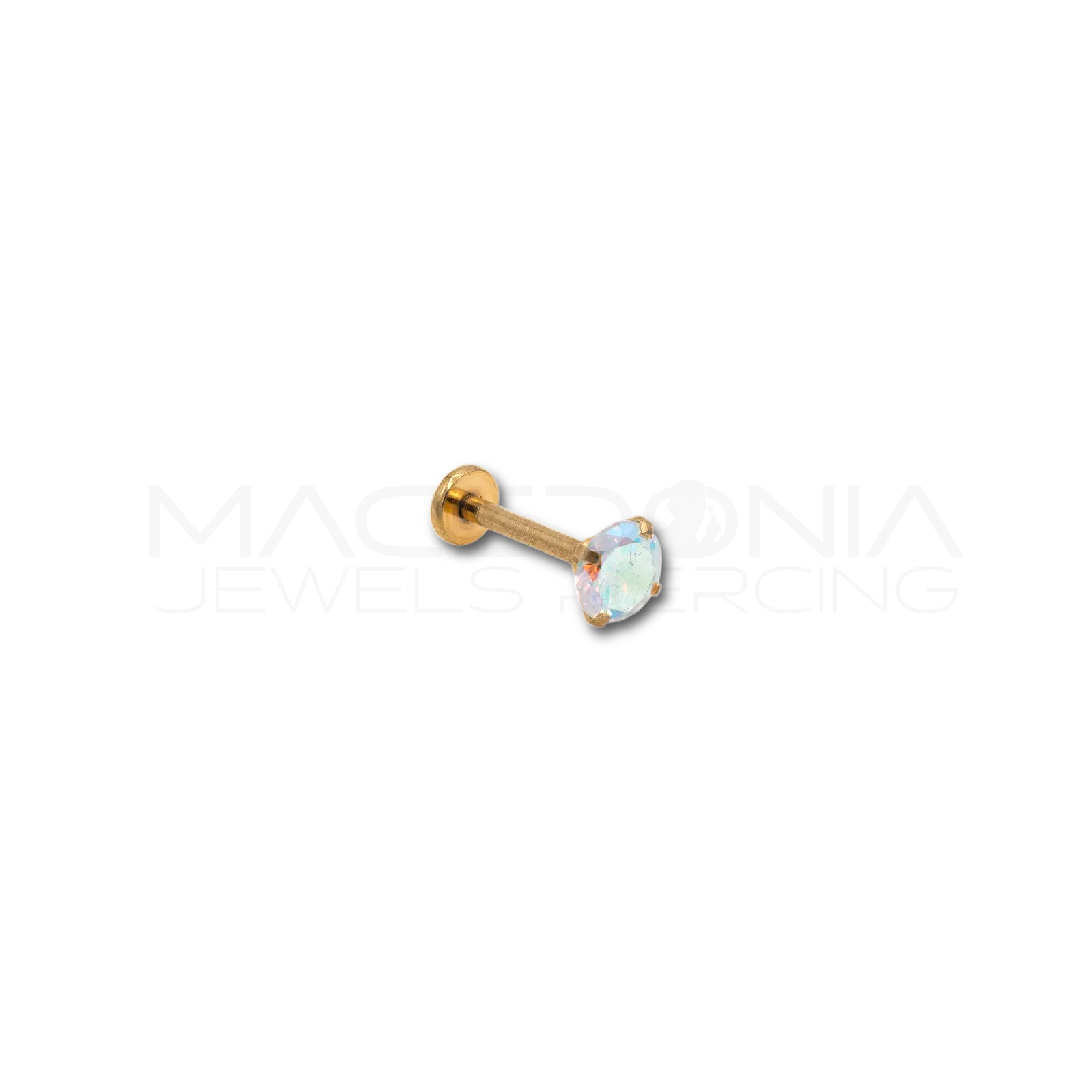 LABRET CON ZIRCONE DA 4mm