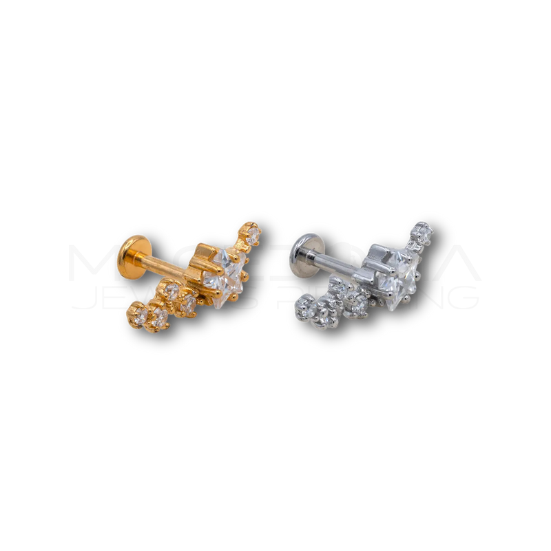 Piercing Costellazione in Acciaio Chirurgico 316L