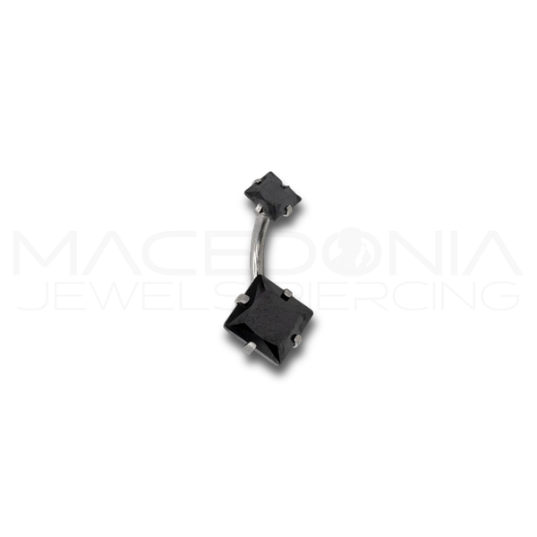 BANANA CON ZIRCONI A FORMA DI ROMBO