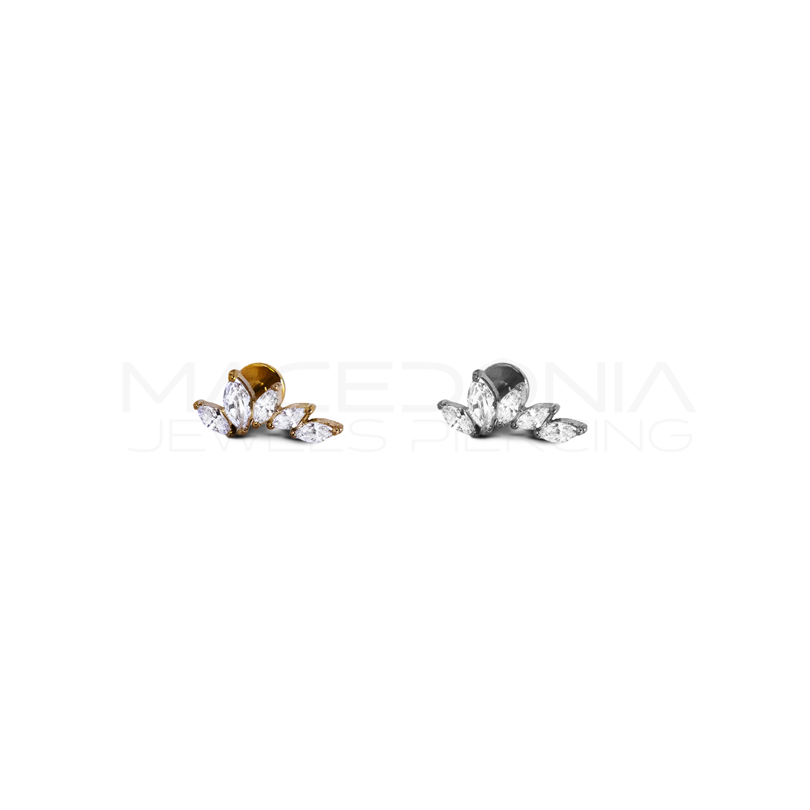 BARRETTA CON CORONA A PETALI