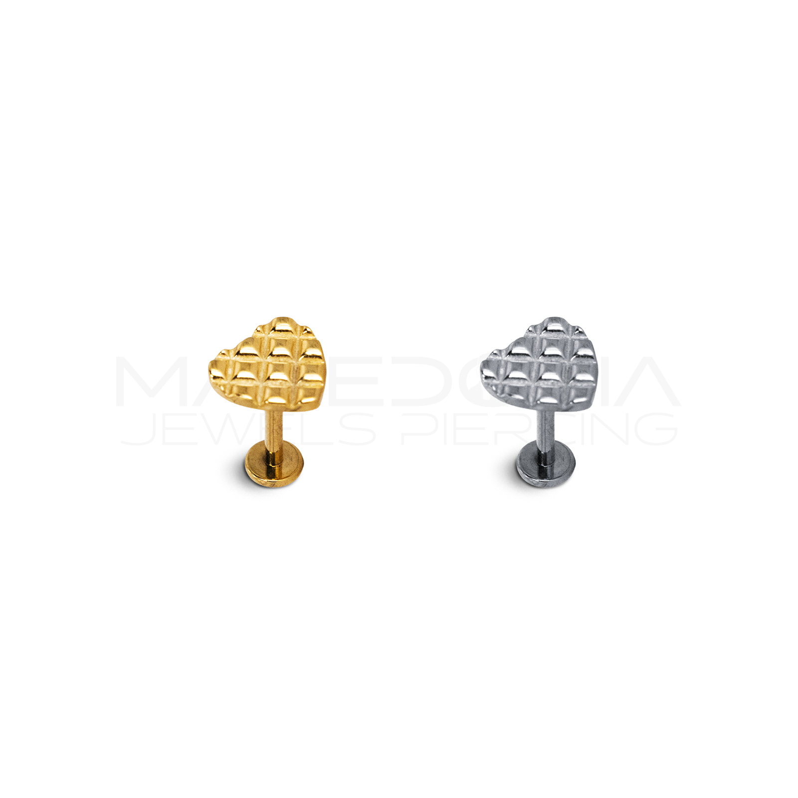 BARRETTA CON MEZZO CUORE ZIRCONATO