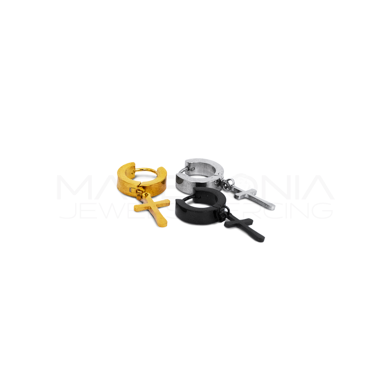 Piercing Croce in Acciaio Chirurgico 316L