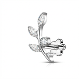 Piercing con ramoscello in Titanio G23 - Piercing per lobo, helix, forward helix, conch, flat, tragus