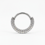piercing con chiusura clicker in acciaio chirurgico 316L