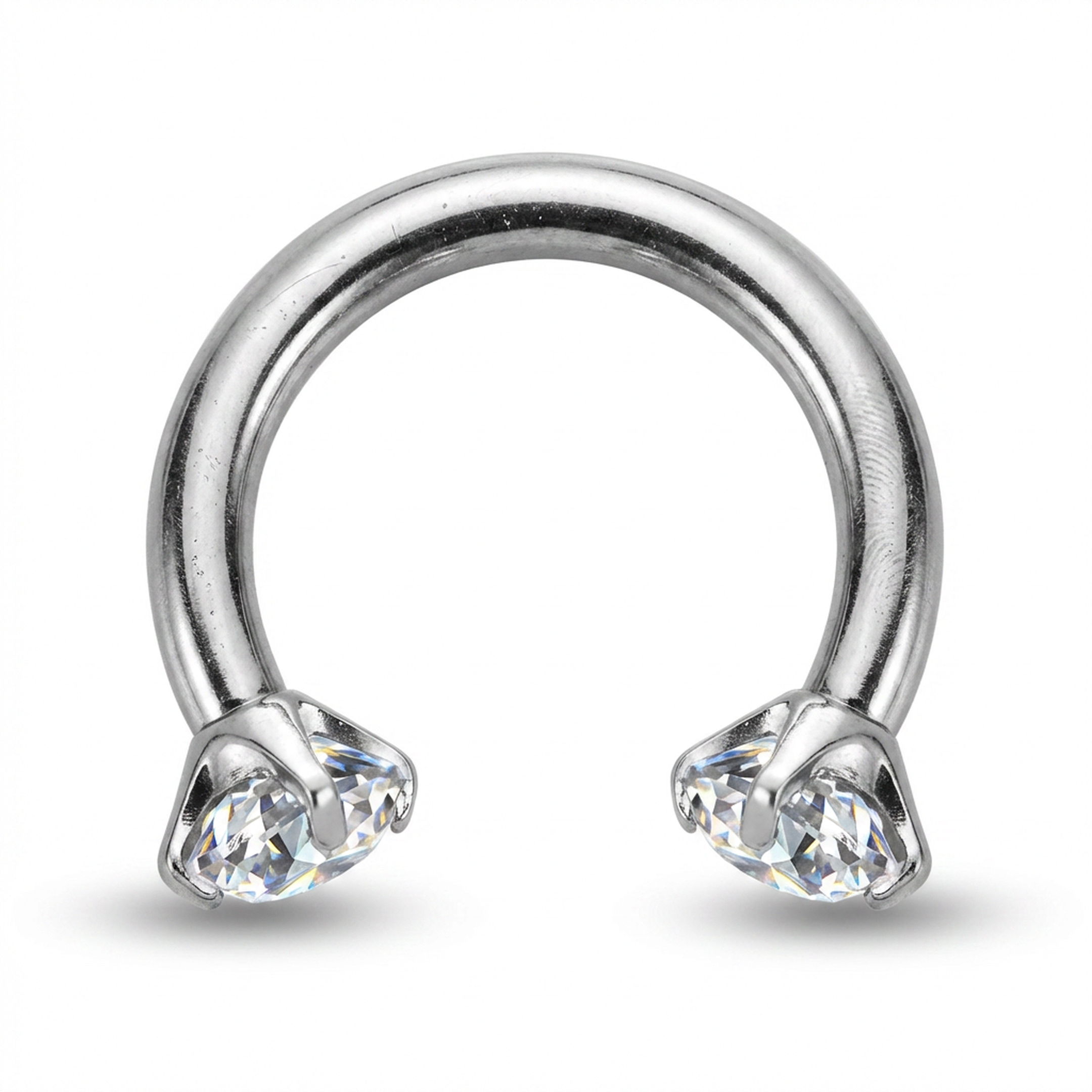 Piercing con zirconi in Titanio G23 - Piercing per nostril