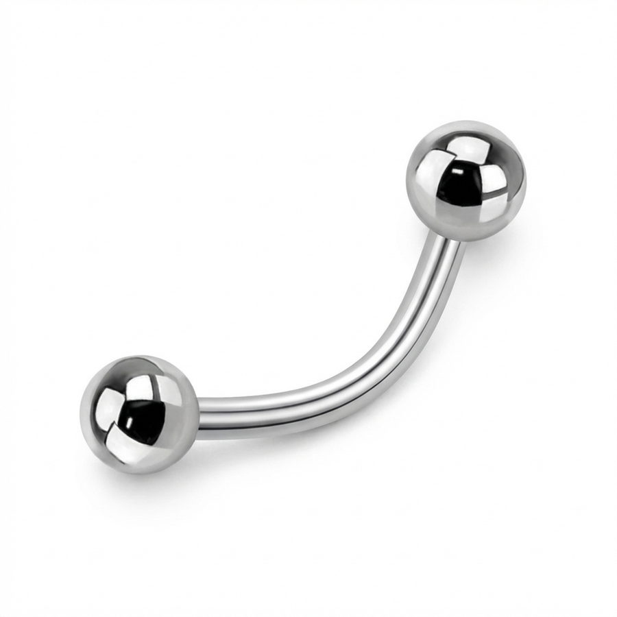 Piercing con palline in Titanio F136 - Piercing per Rook, snug, daith, antitragus, eyebrow