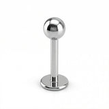 Labret in acciaio chirurgico 316L con pallina