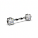 Piercing con zirconi in Acciaio Chirurgico 316L - Piercing per Nipple