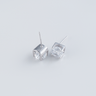 LUCE - Orecchini in argento 925 per lobo