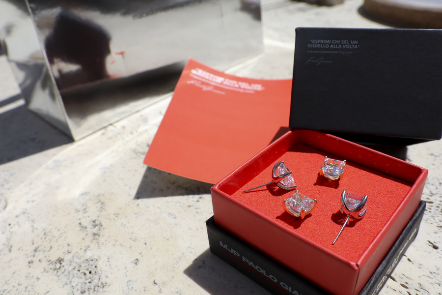 ORIGINE - Orecchini in argento 925 per lobo