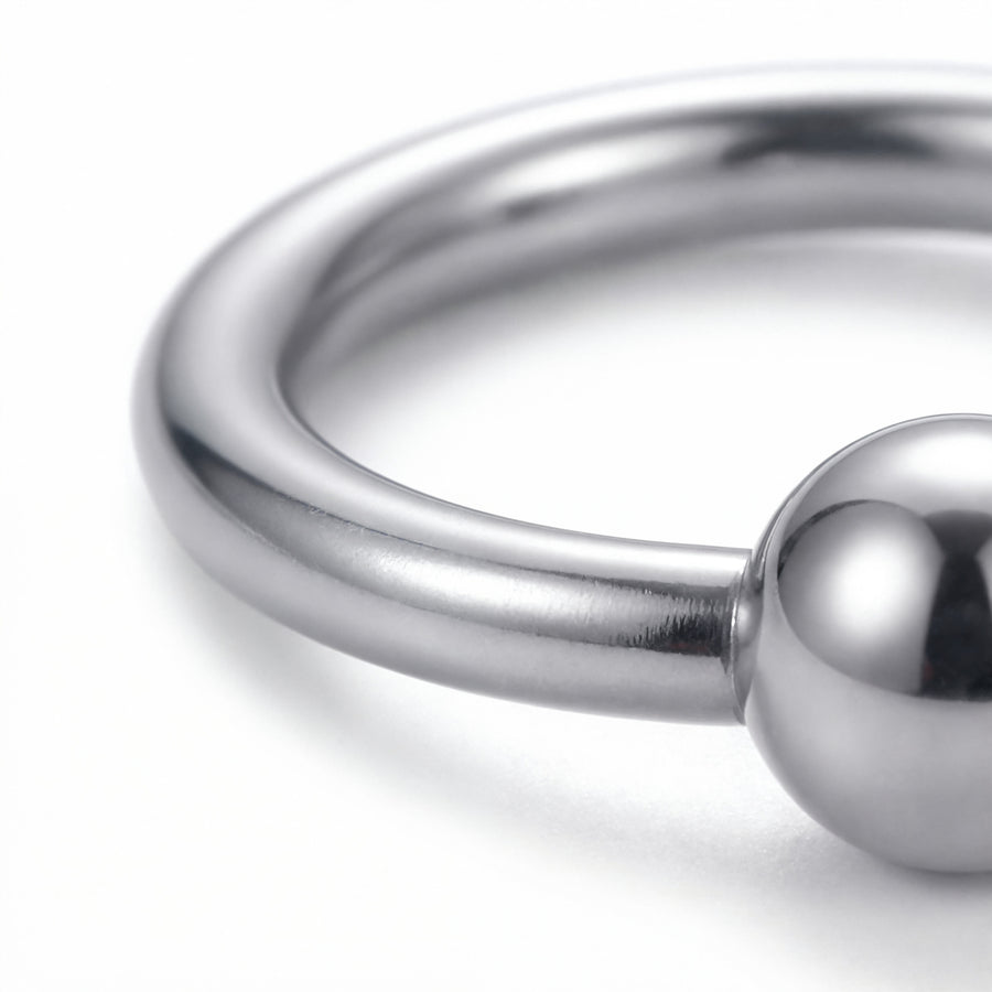 Piercing mezzo cerchio con palline in Titanio F136- Piercing per naso
