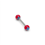 Barbell in Acciaio Chirurgico 316L con Palline a Fantasia Stella