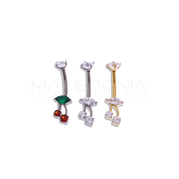 Banana con Design Stile Ibiza Titanio G23