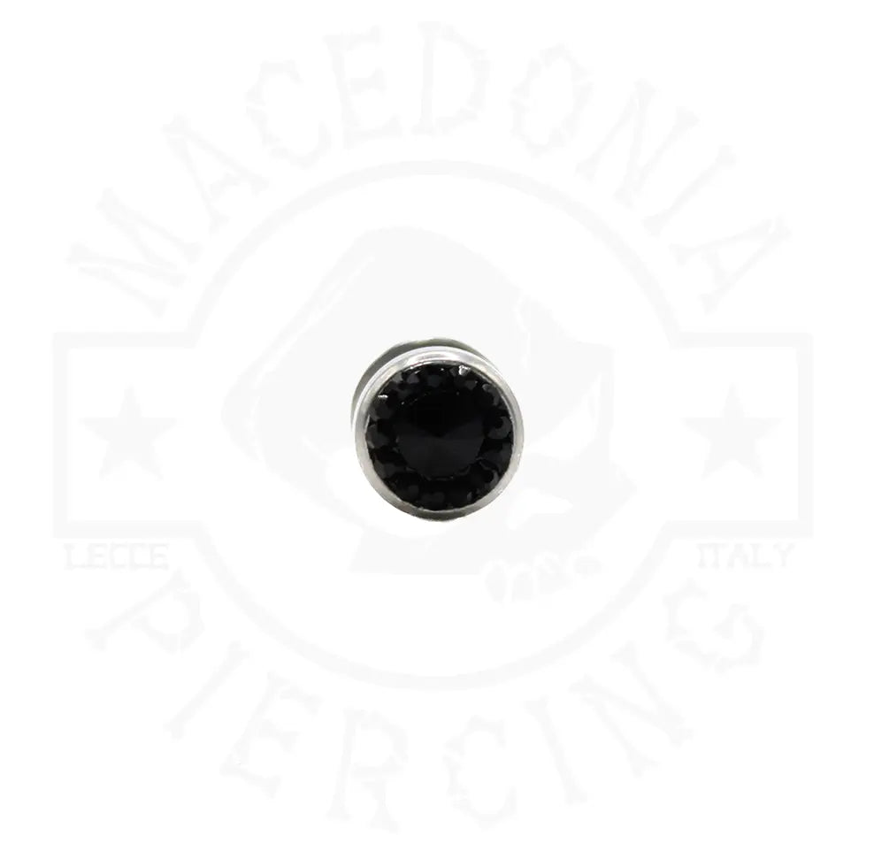 PIERCING A BOTTONE CON ZIRCONE A PUNTA