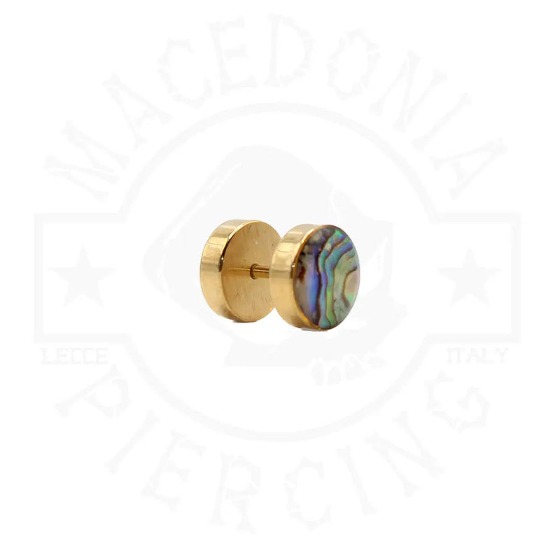 PIERCING A BOTTONE STRIATURA OPALE