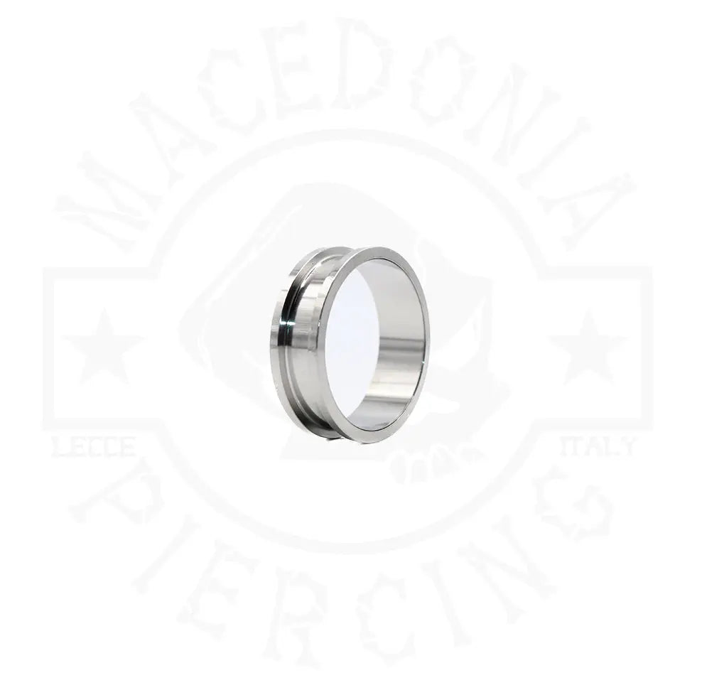 TUNNEL CON BORDO COLORE ARGENTO