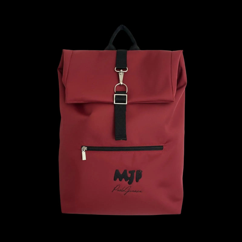 Zaino Rosso Idrorepellente MJP – Design Urban con Firma Paolo Giausa