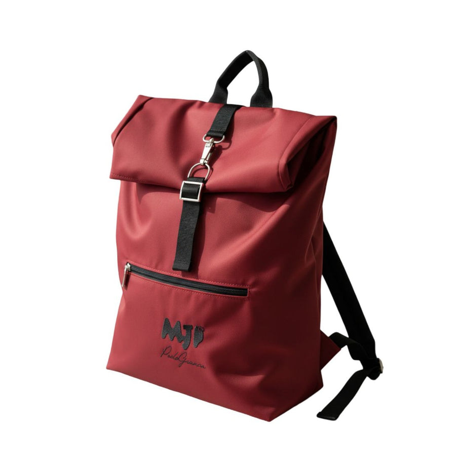 Zaino Rosso Idrorepellente MJP - Design Urban con Firma Paolo Giausa