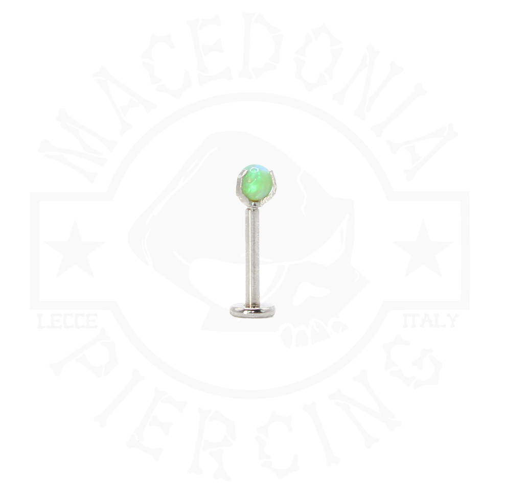 LABRET CON PALLINA OPALE