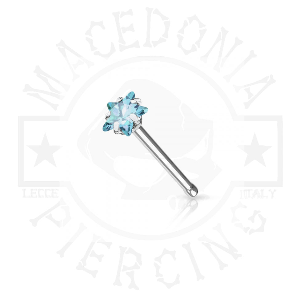 PIERCING DA NASO CON ZIRCONE INCASTONATO